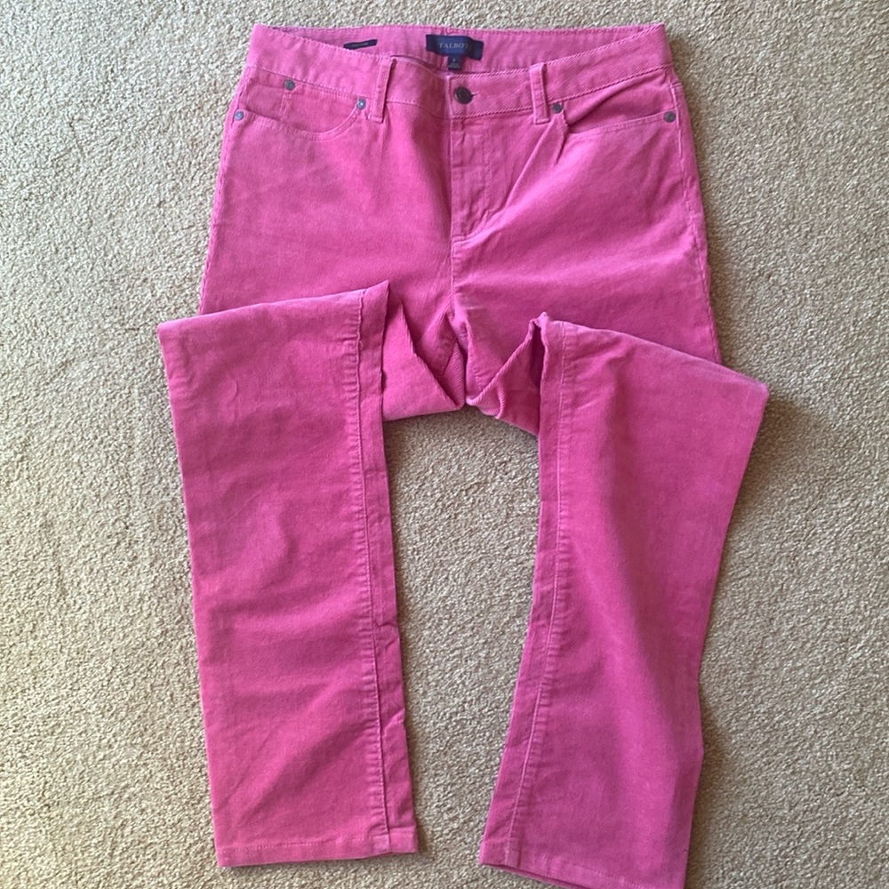 Talbots “Heritage” pink corduroy size 8 jean